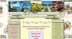 Desktop Screenshot of j-aime-le-vaucluse.com